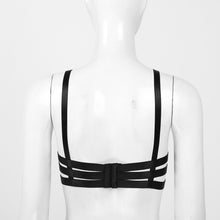 Load image into Gallery viewer, Sexy Women Open Nipple Bras Hollow Out Bare Breast Lingerie Exotic Strappy Nightclub Open Cups Bra Push Up Underwire Bra Tops