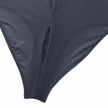 Load image into Gallery viewer, Sexy Women Stretchy Semi Sheer Leotard Sleeveless Romper Bodysuit Open Crotch Zipper Teddies Lingerie Swimsuit Dance Wear