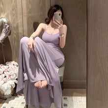 Load image into Gallery viewer, SexyLingerie Night Dress Women Summer Pajamas Sleepwear Female Thin Halter Home Clothing Can Be Worn Outside Hot Girls Nightwear
