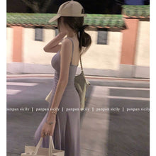 Load image into Gallery viewer, SexyLingerie Night Dress Women Summer Pajamas Sleepwear Female Thin Halter Home Clothing Can Be Worn Outside Hot Girls Nightwear