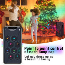 Load image into Gallery viewer, Christmas Tree RGB Lights Smart Bluetooth Control USB LED String Lamp Outdoor App Remote Control Garland Fairy Lights Decoration