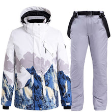 Load image into Gallery viewer, 2022 New Women&#39;s Ski Jackets And Pants Set Windproof Waterproof Snowsuit Winter Warm Snowboarding Ski Suits