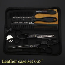 Load image into Gallery viewer, Sharp Blade 5.5 6.0 Inch Hairdressing Scissors Professional Hair Scissors Set Hair Cutting Shears Barber Scissor Cut Razor Makas