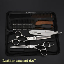 Load image into Gallery viewer, Sharp Blade 5.5 6.0 Inch Hairdressing Scissors Professional Hair Scissors Set Hair Cutting Shears Barber Scissor Cut Razor Makas