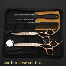 Load image into Gallery viewer, Sharp Blade 5.5 6.0 Inch Hairdressing Scissors Professional Hair Scissors Set Hair Cutting Shears Barber Scissor Cut Razor Makas