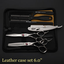 Load image into Gallery viewer, Sharp Blade 5.5 6.0 Inch Hairdressing Scissors Professional Hair Scissors Set Hair Cutting Shears Barber Scissor Cut Razor Makas