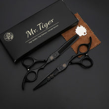 Load image into Gallery viewer, Sharp Blade 5.5 6.0 Inch Hairdressing Scissors Professional Hair Scissors Set Hair Cutting Shears Barber Scissor Cut Razor Makas
