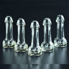 Load image into Gallery viewer, Shot Transparent Glass Cup Wine of Glasses Genital Dick Penis Cocktail Mug Plastic Straws Willy Bar Hen Party Night Drinkware