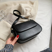 Load image into Gallery viewer, Simple Solid Color PU Leather Armpit Baguette Crossbody Bag for Women 2021 Shoulder Handbags and Purses Female Travel Designer