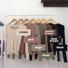 Load image into Gallery viewer, Simple V Neck Long Sleeve Slim Fit Bottoming Sweater Women Korean Style Chic Elegant Autumn Winter 2022 Knitted Pullovers Jumper