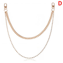 Load image into Gallery viewer, Single/Two/Three Layer Belt Key Chain Punk Hip-hop Trendy Waist Chain Unisex Pants Jeans Long Metal Clothing Accessories Jewelry