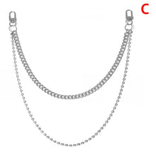 Load image into Gallery viewer, Single/Two/Three Layer Belt Key Chain Punk Hip-hop Trendy Waist Chain Unisex Pants Jeans Long Metal Clothing Accessories Jewelry