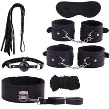Load image into Gallery viewer, Sm Sex Toys Adult Products Sex Products Light Leather 10-piece Suit Plush Suit Slave Collar  Soft Rope Bondage  Bondage Toys 18