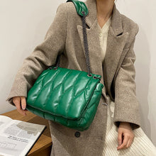 Load image into Gallery viewer, Small Chain Brand Designer Soft Quilted PU Leather Crossbody Bags For Women 2022 Simple Totes Shoulder Side Bag Luxury Handbags