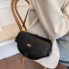 Load image into Gallery viewer, Small Good Quality Pu Leather Saddle Crossbody Bags for Women 2022 Fashion Luxury Brand Shoulder Bag Female Handbags Clutch Bags