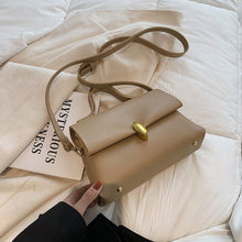 Load image into Gallery viewer, Small PU Leather Crossbody Shoulder Bags with Short Handle for Women 2021 Winter Branded Designer Handbags and Purses Totes