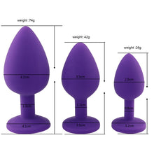 Load image into Gallery viewer, Soft SM Erotic Silicone Anal Plug Butt Unisex Bdsm Bondage Stopper Adult Game Prostate Massager Sex Toy For Men/Women Couples