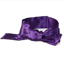 Load image into Gallery viewer, Soft Sleep Eyeshade Satin Ribbon Bandage On Eyes Sex Breathable Cover Eye Patch Belt Blindfold Sexy Exotic Lingerie Accessories