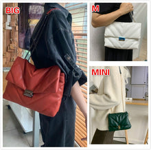 Load image into Gallery viewer, Solid Color PU Leather Crossbody Bags 2020 Designer Chains Women Shoulde Bags Luxury White Lady Messenger Bag Purse Bolso Mujer