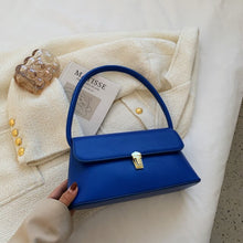 Load image into Gallery viewer, Solid Color PU Leather Shoulder Bags For Women 2022 hit Spring Handbags Small Travel Hand Bag Ladies Fashion Shoulder Bags