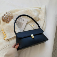 Load image into Gallery viewer, Solid Color PU Leather Shoulder Bags For Women 2022 hit Spring Handbags Small Travel Hand Bag Ladies Fashion Shoulder Bags