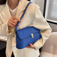 Load image into Gallery viewer, Solid Color PU Leather Shoulder Bags For Women 2022 hit Spring Handbags Small Travel Hand Bag Ladies Fashion Shoulder Bags