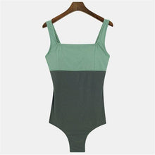 Load image into Gallery viewer, Solid Swimwear Women 2022 Sexy One Piece Swimsuit Female Korean Solid Bathing Suit High Waist Monokini