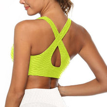 Load image into Gallery viewer, Sports Bra Women Gather Quick-drying Sports Vest Stretch Yoga Top Shockproof Running Underwear Beauty Back Bra Workout Tops