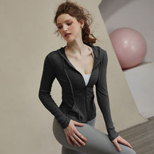 Load image into Gallery viewer, Sports Suit Women Autumn Gym Yoga Clothes 2022 New Professional Jogger Spring Quick-drying Jacket Leggings Two-piece Set