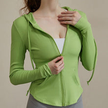 Load image into Gallery viewer, Sports Suit Women Autumn Gym Yoga Clothes 2022 New Professional Jogger Spring Quick-drying Jacket Leggings Two-piece Set