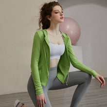 Load image into Gallery viewer, Sports Suit Women Autumn Gym Yoga Clothes 2022 New Professional Jogger Spring Quick-drying Jacket Leggings Two-piece Set