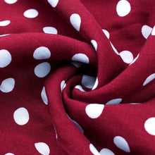 Load image into Gallery viewer, Spring 2021 New Ladies Dot Polka Print Dress Women Tassel Button Off The Shoulder Dress For Woman Sexy Slash Neck Summer Dress