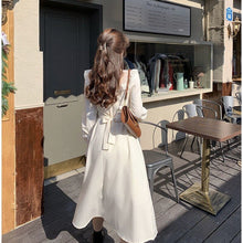 Load image into Gallery viewer, Spring Fairy Dress Women Elegant Lace Patchwork Sweet Party Midi Dress Hollow Out High Street Korean Kawaii Dress Women 2021 New