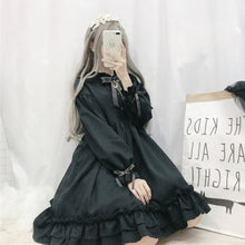 Load image into Gallery viewer, Spring Japanese Style Gothic Dress Women Kawaii Lolita Party Mini Dress Female High Street Sweet Designer Dress Women 2021 New