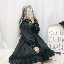 Load image into Gallery viewer, Spring Japanese Style Gothic Dress Women Kawaii Lolita Party Mini Dress Female High Street Sweet Designer Dress Women 2021 New