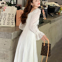 Load image into Gallery viewer, Spring Vintage Fairy Dress Women Elegant Designer Chiffon Robes Long Sleeve French Party Midi Vestidos Casual Women&#39;s Clothing