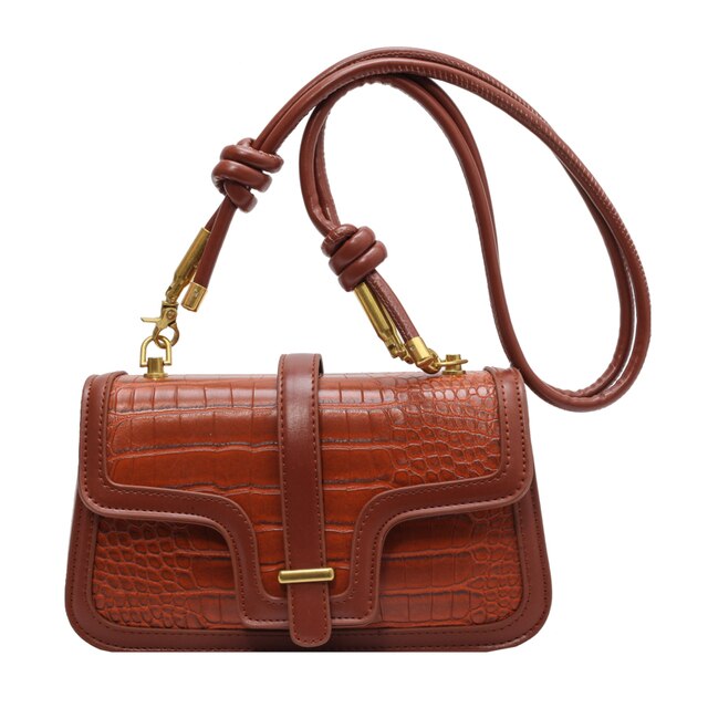 Spring new style women's shoulder bag stone pattern women's messenger bag flap design zipper women's bag mobile phone bag wallet