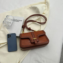 Load image into Gallery viewer, Spring new style women&#39;s shoulder bag stone pattern women&#39;s messenger bag flap design zipper women&#39;s bag mobile phone bag wallet