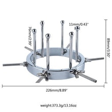 Load image into Gallery viewer, Stainless Steel Butt Plug Aanl Dilator bdsm Sex Toys for Womans Anus Vaginal Expander Speculum Chastity Device For Women Men Gay