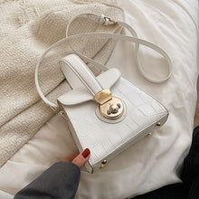 Load image into Gallery viewer, Stone Pattern Hard Box Shape PU Leather Shoulder Bags for Women 2022 Hit Handbags and Purses Mini Crossbody Bags Kawaii Totes