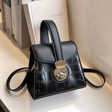 Load image into Gallery viewer, Stone Pattern Hard Box Shape PU Leather Shoulder Bags for Women 2022 Hit Handbags and Purses Mini Crossbody Bags Kawaii Totes