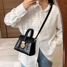 Load image into Gallery viewer, Stone Pattern Hard Box Shape PU Leather Shoulder Bags for Women 2022 Hit Handbags and Purses Mini Crossbody Bags Kawaii Totes