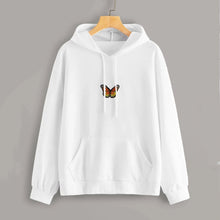 Load image into Gallery viewer, Streetwear Hoodies Women Sweatshirt Autumn Long Sleeve Hoodies Harajuku Hoodie Butterfly Print Sweatshirt Women Pullover Mujer