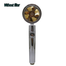 Load image into Gallery viewer, Strong Pressurization Spray Nozzle Water Saving  Rainfall 360 Degrees Rotating With Small Fan Washable Hand-held Shower Head