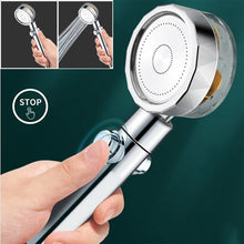Load image into Gallery viewer, Strong Pressurization Spray Nozzle Water Saving  Rainfall 360 Degrees Rotating With Small Fan Washable Hand-held Shower Head
