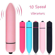 Load image into Gallery viewer, Strong Shock 10 Frequency Long Bullet Vibration Mini AV Massage Stick Egg Jumping Adult Fun Products Vibrators for Women  секс