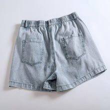 Load image into Gallery viewer, Summer 2021 New Denim Shorts Women Fashion Elastic Waisted Casual Shorts For Woman Loose Fashion Short Jeans Womens Trousers