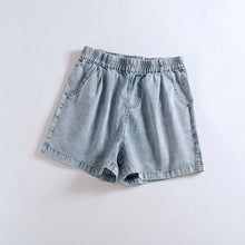 Load image into Gallery viewer, Summer 2021 New Denim Shorts Women Fashion Elastic Waisted Casual Shorts For Woman Loose Fashion Short Jeans Womens Trousers