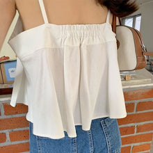 Load image into Gallery viewer, Summer 2022 Simple Loose Y2k Tank Top Women Korean Style Backless Sweet All Match Camis Casual Elegant V Neck Sleeveless Tops