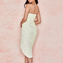 Load image into Gallery viewer, Summer Boho Floral Beach Dress Casual Holiday Dresses Sexy Pink Slip Sundress Vacation Clothes For Women Vestido De Mujer 2021